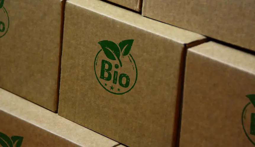 carton marqué biosourcé